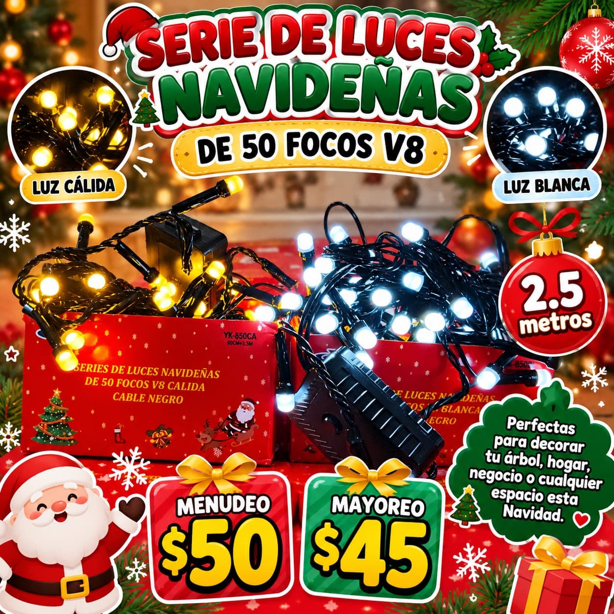 Serie De 50L foco V8